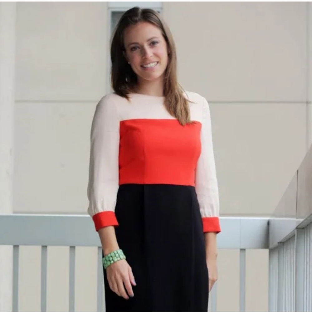 Kate Spade ♠️ Parker Colorblock Sheath Dress Taylor Swift - Picture 7 of 16